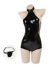 Fasching Nier Automata 2B YoRHa No.2 Typ B Latex Badeanzug Cosplay Kostüm Karneval Kostüm Faschingskostüme