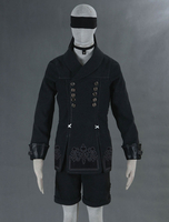 Fasching NieR Velours Nier: Automata Set Spiel mit Augenklappe&und Choker&Shorts&und Handschuhe&und Überzieher&und Socken Karneval Kostüm Faschingskostüme