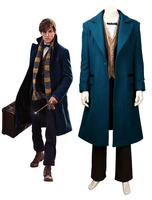 Fasching Phantastische Tierwesen & wo man sie findet Newt Scamander Cosplay Kostüm Eddie Redmayne Costume