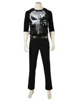 Fasching Punisher Frank Castle Karneval Cosplay Kostüm Marvel Comic Super Hero Kostüm Karneval Kostüm Faschingskostüme