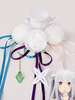 Fasching Rezero beginnt das Leben in einer anderen Welt Emilia Fasching Cosplay Headwear Faschingskostüme