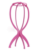 Fasching Rosa Kunststoff Cosplay Perücke Halter