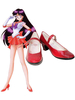 Fasching Sailor Moon Sailor Mars Schuhe Cosplay imitiert Leder Hino Rei