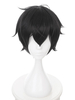 Fasching Schwarze Cosplay Perücke Tate No Yuusha No Nariagari Perücke Naofumi Iwatani Cosplay Perücken Faschingskostüme