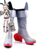 Fasching Shimakaze Multi Farbe Lack Fasching Cosplay Schuhe