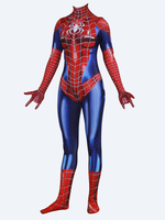 Fasching Spider-Man Cosplay Spider Man Roter Film Lycra Spandex Jumpsuit Trikot Marvel Comics Faschingskostüme