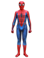 Fasching Spider-Man Cosplay Spider Man Roter Film Lycra Spandex Jumpsuit Trikot Marvel Comics Karneval Kostüm Faschingskostüme