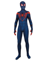 Fasching Spider Man Miles Morales PS5 Cosplay Kostüm Blauer Overall