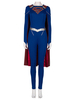 Fasching Supergirl Cosplay Supergirl Saison 5 Jumpsuit Baumwolle DC Comic Cosplay Kostüm Karneval Kostüm Faschingskostüme