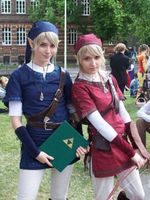Fasching The Legend Of Zelda Link Cosplay Kostüm blaue Version