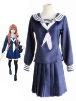 Fasching Tiger × Drachen! Besucht Taiga Cosplay Kostüm Kawaii Blau Mädchen Schuluniform