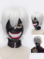 Fasching Tokyo Ghoul Kaneki Ken Fasching Cosplay Perücke