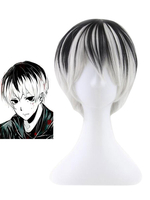 Fasching Tokyo Ghoul Kaneki Ken Sasaki Haise Karneval Cosplay Perücke Faschingskostüme