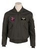 Fasching Top Gun Maverick 2 Cosplay Maverick Bomberjacke Fliegerjacke aus Baumwolle Faschingskostüme