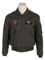 Fasching Top Gun Maverick 2 Cosplay Maverick Bomberjacke Fliegerjacke aus Baumwolle Faschingskostüme