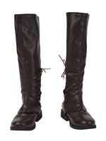 Fasching TV Drama Cosplay Game Of Thrones 8 PU-Cosplay-Stiefel aus Arya Stark-Leder Fasching Faschingskostüme