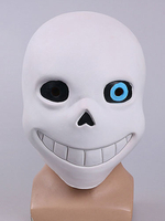 Fasching Undertale Sans Papyrus Kopf Video Spiel Latex Karneval Cosplay Maske Faschingskostüme