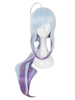 Fasching Vocaloid Haku Kimagure Barmherzigkeit Karneval Cosplay Perücke Faschingskostüme