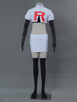 Fasching von Pokemon Jessie Cosplay Kostüm Karneval Kostüm Faschingskostüme