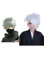 Fasching Weiße Cosplay Perücke von Naruto Accel Kakashi
