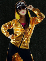 Faschingskostüm 0 1 in Hip Hop-Style für Damen Set Hoseundmit Überzieher Polyester und Farbblock Karneval Kostüm