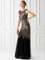 Faschingskostüm 1920er Jahre Flapper Kleider Pailletten Rüschen Great Gatsby Kostüm Meerjungfrau Frauen Retro Kostüm Karneval Kostüm