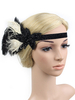 Faschingskostüm 1920er Jahre Great Gatsby Stirnband Feder Flapper Headpieces Strass Frauen Retro Haarschmuck Karneval Kostüm Karneval Kostüm