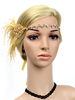 Faschingskostüm 1920er Jahre Great Gatsby Stirnband Flapper Headpieces Feder Frauen Retro Haarschmuck Karneval Kostüm Karneval Kostüm