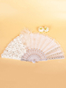 Faschingskostüm 1920er Jahre Great Gatsby Zubehör Flapper Kleid Zubehör White Feathers Flowers Lace Fan Karneval Kostüm Karneval Kostüm