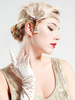 Faschingskostüm 1920s Flapper Stirnband 2021 Great Gatsby Kopfstück Feather Zubehör Karneval Kostüm Karneval Kostüm