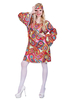 Faschingskostüm 1960er Jahre Retro Kostüme Frauen Etuikleid Hippies Faschingskostüm Karneval Kostüm