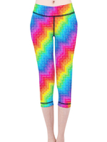 Faschingskostüm 1970er Jahre Retro Kostüme Raibow LGBT Hosen Skinny Legging