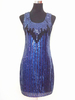 Faschingskostüm 20er Jahre Kleid Charleston Kleid für Damen Lycra Spandex Vintage Kleid Karneval Kostüm