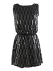 Faschingskostüm 20er Jahre Kleid Charleston Kleid für Damen mit Pailletten bestickt Vintage Kleid Karneval Kostüm