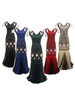 Faschingskostüm 20er Jahre Kleid Charleston Kleid für Damen mit Pailletten bestickt Vintage Kleid Karneval Kostüm