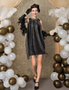 Faschingskostüm 20er Jahre Kleid Charleston Kleid für Damen Polyester Vintage Kleid Karneval Kostüm