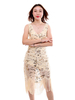 Faschingskostüm 20er Jahre Kleid Charleston Kleid Polyester mit Fransen Vintage Kleid Karneval Kostüm