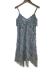 Faschingskostüm 20er Jahre Kleid Charleston Kleid Polyester mit Fransen Vintage Kleid Karneval Kostüm