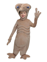 Faschingskostüm Alien Kostüm Kids Taupe Jumpsuit Halloween Karneval Kostüm