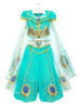 Faschingskostüm Alladin Flim Cosplay Prinzessin jasmin aqua tüll chiffon disney cartoon Cosplay Karneval Kostüm Karneval Kostüm