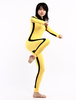 Faschingskostüm Anzug Lycra Spandex Unisex Bodysuit für Karneval Kostüm in Gelb