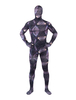 Faschingskostüm Attraktiver Unisex Zentai aus Elastan mit geometrischem Muster