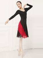 Faschingskostüm Ballettkleid Kostüm Violet Ballerina Tiered Chiffon Overskirt Rüschen Two Tone Performance Wear Karneval Kostüm Karneval Kostüm