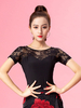 Faschingskostüm Ballroom Dance Kostüme Schwarze Frauen Lace Ballroom Dancer Top Rayon Dance Wear Karneval Kostüm Karneval Kostüm