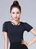 Faschingskostüm Ballroom Dance Kostüme Schwarze Frauen Rayon Ballsaal Tänzerin Top Strappy Dance Wear Karneval Kostüm Karneval Kostüm