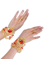 Faschingskostüm Bauchtanz Accessoires Frauen Blue Rhinestones Alloy Bracelet