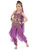 Faschingskostüm Bauchtanz Kostüm Kinder Gelb Chiffon Bollywood Indian Dancing Kostüme