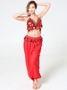 Faschingskostüm Bauchtanz Kostüme Bauchtänzerin Pailletten Fringe Bra Hose Bauchtanz Wear für Frauen Karneval Kostüm