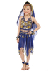 Faschingskostüm Bauchtanz Kostüme Kinder Chiffon rot ärmellos Indische Bollywood Tanz Kleider Karneval Kostüm