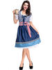 Faschingskostüm Beer Girl Kostüm Blue Gingham Ribbons Dress Cotton Beer Girl Urlaub Kostüme Oktoberfest Kostüme Karneval Kostüm